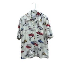 David Carey Originals Mustang 50 Year Button Up Shirt size XL